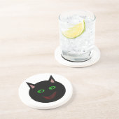 Halloween Black Cat Untersetzer (Seite)