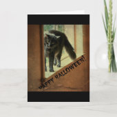 Halloween Black Cat, viel Spaß! Karte (Vorderseite)