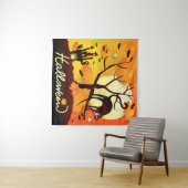 Halloween Black Cat Wandteppich (Beispiel (Horizontal))