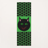 Halloween Black Cat Yoga Mat Yogamatte (Vorderseite)