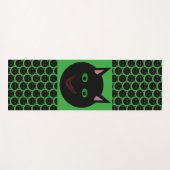 Halloween Black Cat Yoga Mat Yogamatte (Vorderseite (Horizontal))