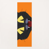 Halloween Black Cat Yogamatte (Vorderseite)