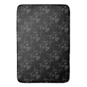 Halloween Black Cats Badematte (Vorderseite Vertikal)
