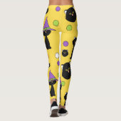 Halloween Black Cats Leggings (Rückseite)
