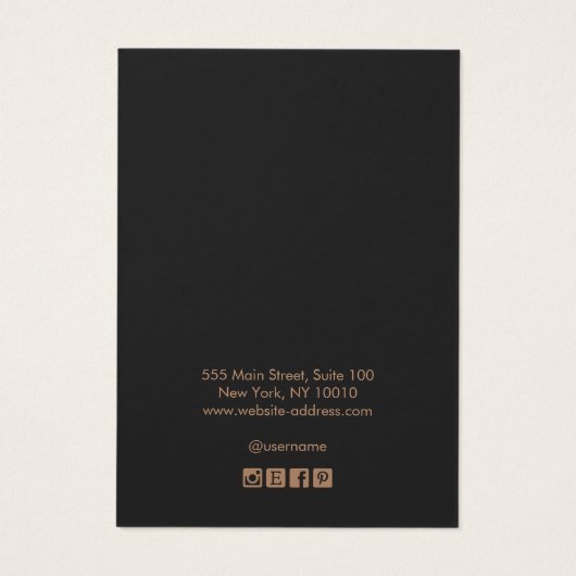 Halloween Black Crow Gold Earring (Rückseite)