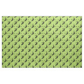 Halloween Black Hexe Silhouette Pattern Green Stoff (Fat Quarter (45,7 x 55,9 cm))