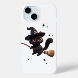 Halloween Black Hexenkatzen reiten Broomstick Star Case-Mate iPhone Hülle