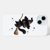 Halloween Black Hexenkatzen reiten Broomstick Star Case-Mate iPhone Hülle (Rückseite (Horizontal))