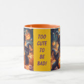 Halloween Black Kittens Tasse (Zentrum)