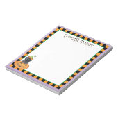 Halloween Black Lab Notizblock (Rotiert)