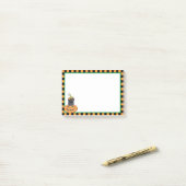 Halloween Black Lab Post-it Klebezettel (Auf Schreibtisch)