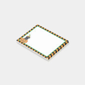 Halloween Black Lab Post-it Klebezettel (angewinkelt)