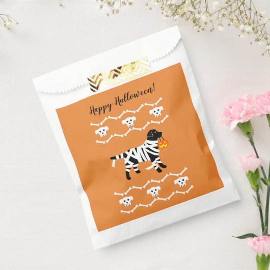 Halloween Black Labrador Mummy Geschenktütchen (Versiegelt)