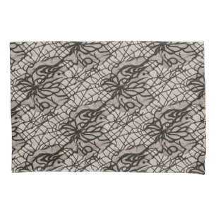 Halloween Black Lace Spider Web Nahtlos Kissenbezug