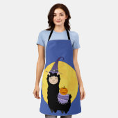 Halloween Black Llama Schürze (Getragen)