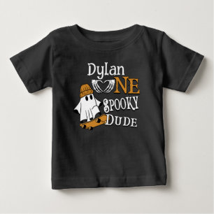 Halloween Black One Spooky Typ 1. Geburtstag Baby T-shirt