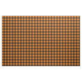 Halloween Black Orange Gingham Karo Pattern Stoff (Yard (91,4 cm))