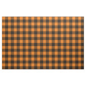 Halloween Black Orange Gingham Karo Pattern Stoff (Fat Quarter (45,7 x 55,9 cm))