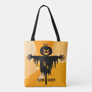 Halloween Black Orange Scarecrow Tasche