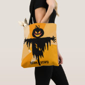 Halloween Black Orange Scarecrow Tasche (Von Nahem)