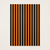 Halloween Black Orange Strip Earring Display Card (Rückseite)