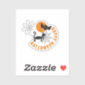 Halloween Black & Orange Vinyl Sticker, kundenspez Aufkleber (Blatt)
