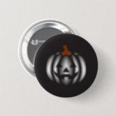 Halloween black pumpkin  button (Vorne & Hinten)