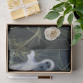 Halloween Black Pumpkin, Geister und Spider Web Seidenpapier (Geschenk)