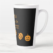 Halloween Black Pumpkin Gewürz Sweet oder Nice Milchtasse (Rechts)