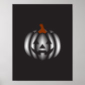 Halloween black pumpkin  poster (Vorne)
