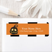 Halloween Black Pumpkin Whimsical (Insitu)