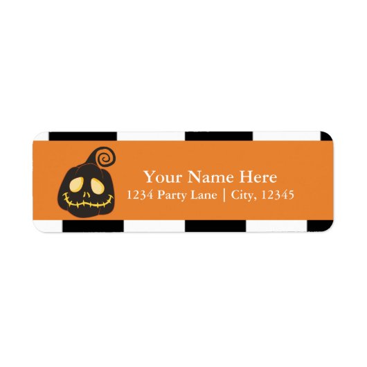 Halloween Black Pumpkin Whimsical (Vorne)