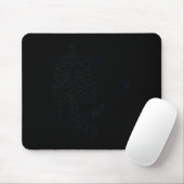 Halloween Black Skeleton Hand auf Angesagt Mousepad (Mit Mouse)