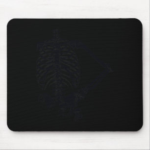 Halloween Black Skeleton Hand auf Angesagt Mousepad