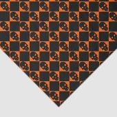 Halloween Black Skull Tissue Paper Seidenpapier (Ausschnitt)