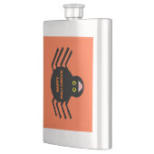 Halloween Black Spiask Flachmann (Links)