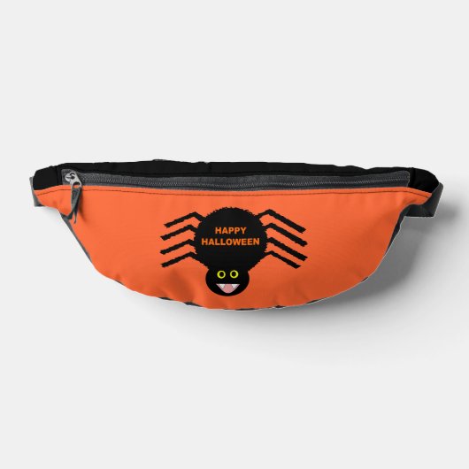 Halloween Black Spider Bauchtasche (Ablage )