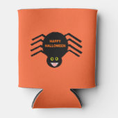 Halloween Black Spider Can Cooler Dosenkühler (Vorderseite)