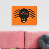 Halloween Black Spider Canvas Print Leinwanddruck (Insitu (Wohnzimmer))