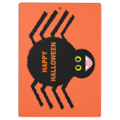 Halloween Black Spider Clipboard Klemmbrett (Rückseite)