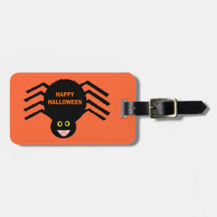 Halloween Black Spider Custom Luggage Tag Gepäckanhänger