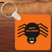 Halloween Black Spider Custom Schlüsselanhänger (Vorderseite)