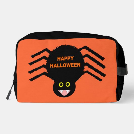Halloween Black Spider Custom Waschbeutel (Rückseite)