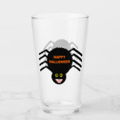 Halloween Black Spider Glas (Vorderseite)