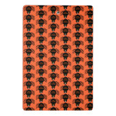 Halloween Black Spider Mini Clipboard Klemmbrett (Rückseite)