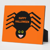 Halloween Black Spider Plaque Fotoplatte (Seite)