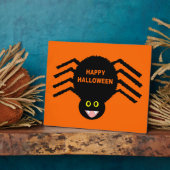 Halloween Black Spider Plaque Fotoplatte (Seite)