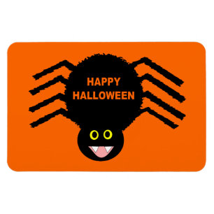 Halloween Black Spider Premium Magnet