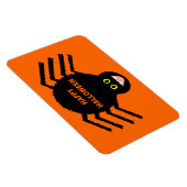 Halloween Black Spider Premium Magnet (Rechte Seite)