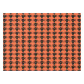 Halloween Black Spider Tablecloth Tischdecke (Vorderseite (Horizontal))